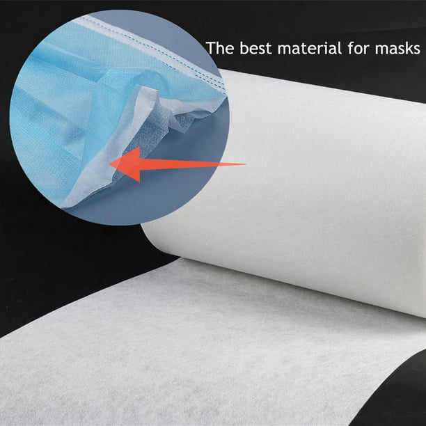 Meltblown Non-Woven Polypropylene Fabric Mask Filters for Fabric Masks